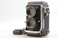  Near MINT Mamiya C220 Professional TLR Film Camera 80mm f/2.8 Blue Dot JAPAN