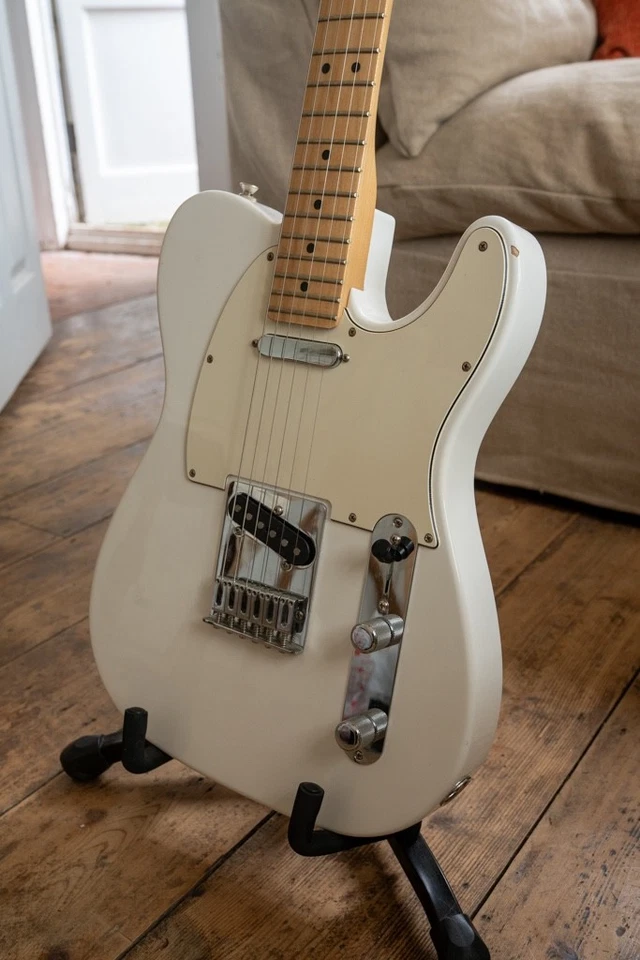 Fender Telecaster Electric Guitar – Polar White– Good Condition - (2022), photo 4 of 5