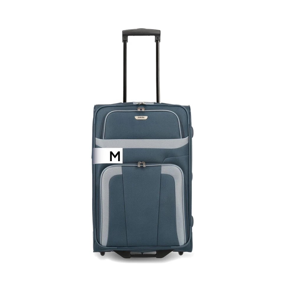 Reisekoffer mit 2 Rollen, Rollkoffer mittelgroß, Orlando, klassischer Weichsc... - Bild 1 von 4