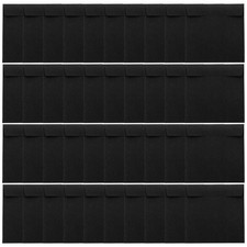 50Pcs Black Paper Cd Dvd Sleeves Classic Vintage Style Storage Holder