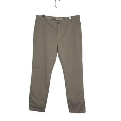 WEEKEND MaxMara Amanda Chino Pants Women's Size 14 US Neutral Cotton Stretch