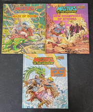 Vintage 1985 He-Man Golden Books R.L. Stine Demons of the Deep Champions Eternia