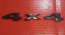2014-2018 Gloss Black Jeep 4x4 Rear Lift Gate Emblem