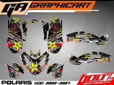 Polaris Predator 500 Graphics Full Decals Stickers Kit Atv