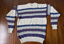 Cedar Creek Fair Isle Southwestern Sweater Size Medium Vintage Made in USA