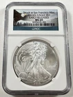 2013-S $1 American Silver Eagle NGC MS69 SAN FRANCISCO 1 oz .999 Coin Early Rls