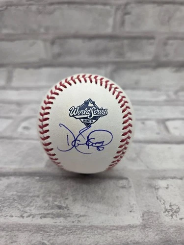 Los Angeles Dodgers Dave Roberts Signed 2025 World Series Logo Baseball