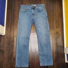 Carhartt Relaxed Fit Mens 32x30 Jeans Blue Rugged Flex Straight Leg Denim Pants