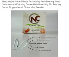 NC Nasal Dilator Easy Breathing All Night Long Comfortable Better Airflow Nasal