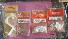 Cup Oval Over Door Moulding Hook Bundle Joblot Brand New Sealed DIY Home