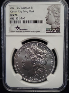 2021cC Morgan Dollar MS 70 | eBay