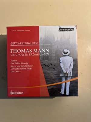THOMAS MANN: DIE GROSSEN ERZÄHLUNGEN / GERT WESTPHAL 3 mp3 CDS