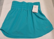 Women's Nike Dri-FIT One Ultra High Rise Turquoise Athletic Skort S FV5567-345