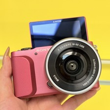 SONY Alpha NEX-3N 16.1MP Mirrorless Digital Camera 16-50mm Lens Pink