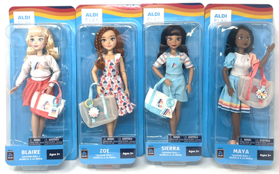 #ad #ad 4 Aldi Play Fashion Doll Jakks Pacific New In Packaging Blaire Zoe Sierra Maya $124.99