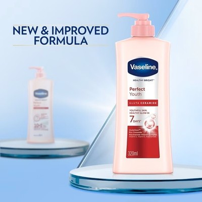 VASELINE Healthy Glowing Skin 7 Days UV Extra Brightening Gluta Ceramide 320ml