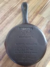EXCELLENT!!! Wagner's 1891 Original Cast Iron Skillet CLEAN  6-1/2 Inch Made USA