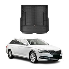 OMAC Gummi Kofferraumwanne für Skoda Superb Kombi 2015-2024 obere Laderaumwanne