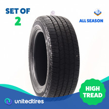 Set Of 2 Used 27555r20 Michelin Defender Ltx Ms 2 117t - 11.532 Set Of 2 Used 27555r20 Michelin Defender Ltx Ms 2 117t - 11.532