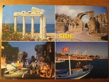 Postcard 2886 not used, Side, Turkey, Postcard, Collection