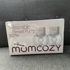 Momcozy S12 9-Levels Double Wearable Breast Pump - White