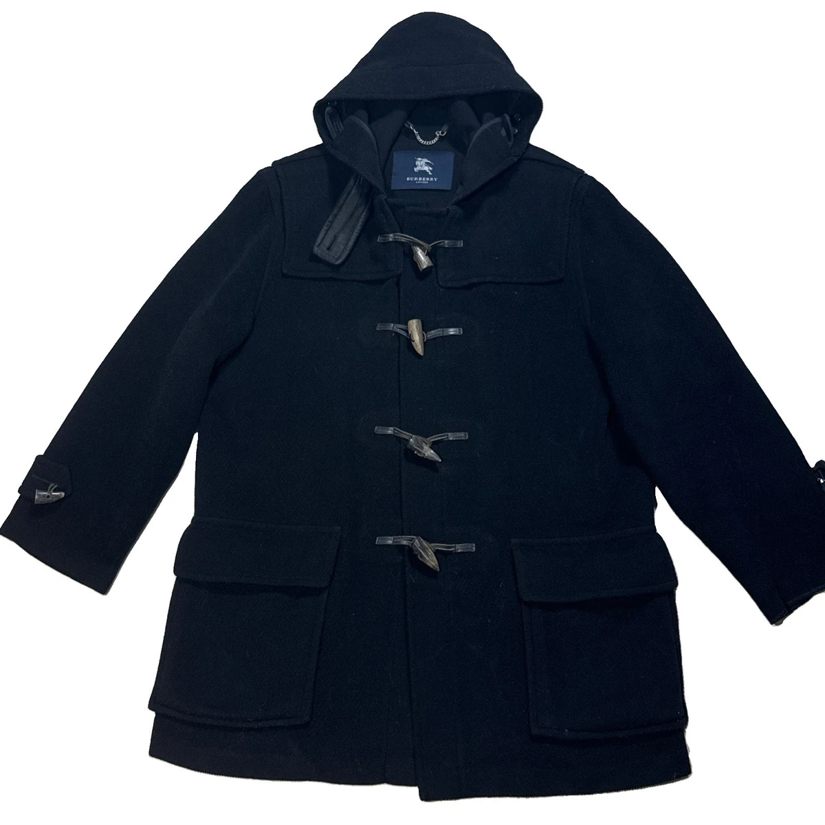 Burberry Wool Duffle Coat In Men's Coats & Jackets for sale - eBay