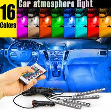 Parts Accessories Rgb Led Lights Car Interior Floor Decor Strip Lamps Atmosphere