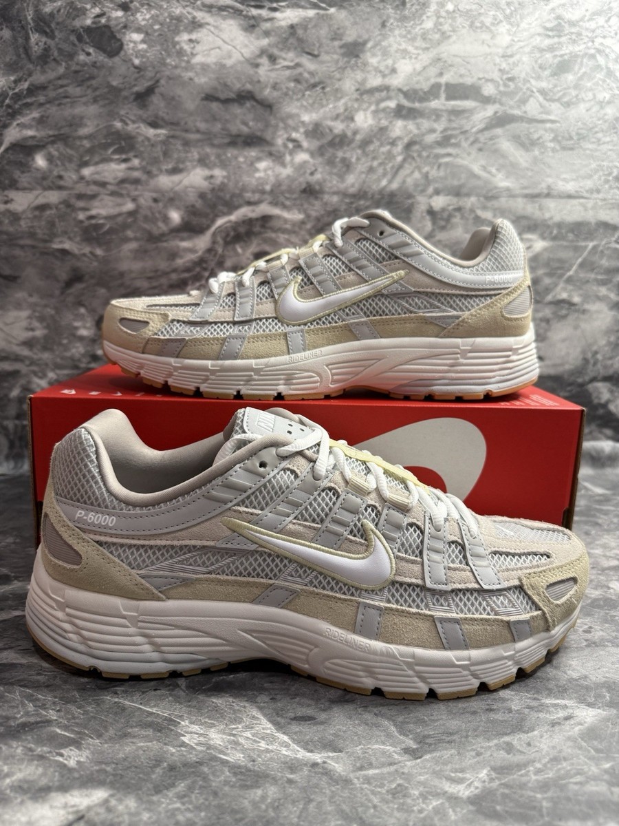 Ptanです！ Nike P-6000 Beige Grey Women Lifestyle Casual Sneakers