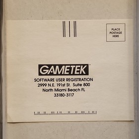 Quarantine GameTek 3DO NTSC-U/C Complete w/ Box, Disc & Manual