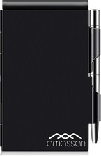 Metal Small Notebook, Mini Notepad, Small Pocket Notepad Aluminum Note Case with