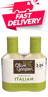 Olive Garden Signature Italian Dressing, 24 Oz ., 2 pack. Gluten Free