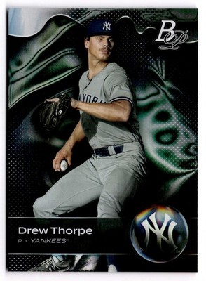 2024 Topps Bowman Platinum - Drew Thorpe #T0P-10 New York Yankees 