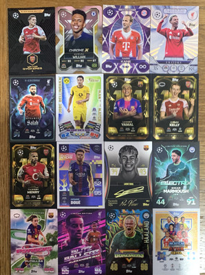 MATCH ATTAX EXTRA 2026 - TOPPS Trading Cards 2025/26 RARE INFINITY CHROME ETC.