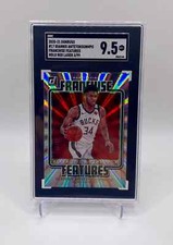2020-21 Donruss Giannis Antetokounmpo Franchise Features HOLO RED LASER /99