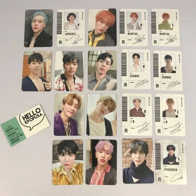 MONSTA X FOLLOW - FIND YOU ALBUM MEMBER PHOTO CARD AND ID CARD | eBay