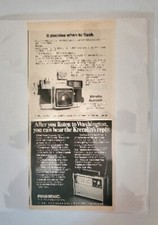 Vintage 1969 Minolta Autopak Camera  Panasonic Radio Ads -