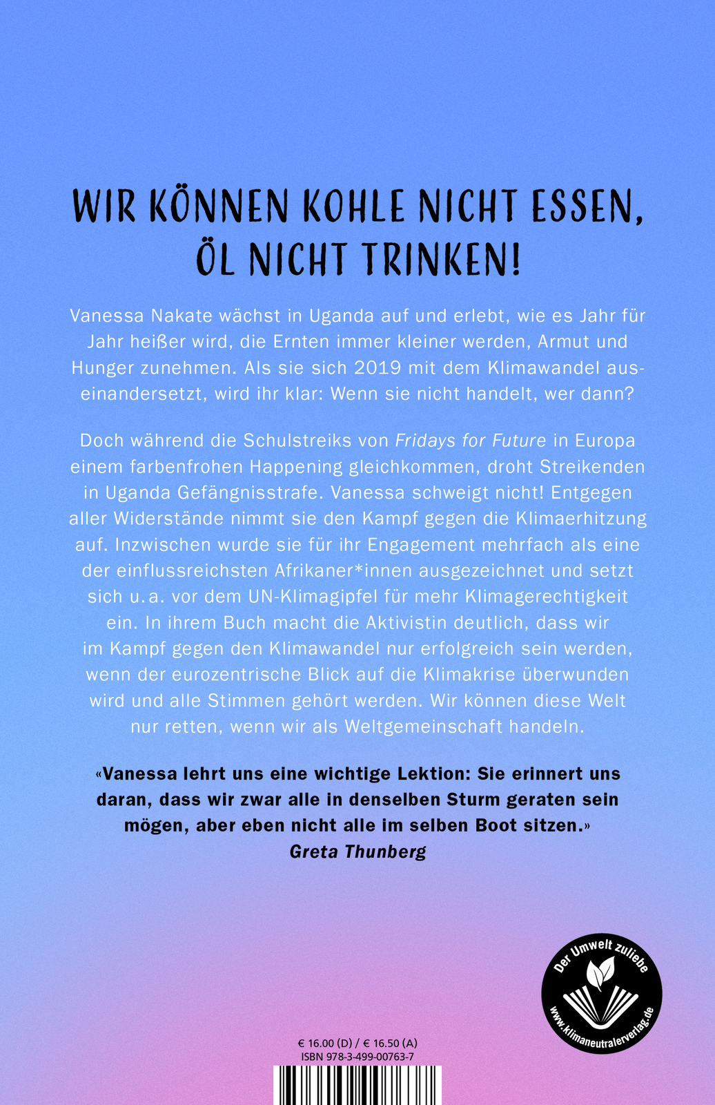 Thumbnail - Vanessa Nakate; Sabine Längsfeld / Unser Haus Steht Längst In Flammen