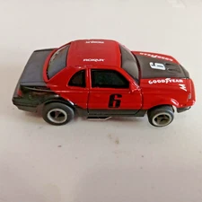 ROKAR Slot Car MCAR #6 Ford T-BIRD Stock Car Vintage Red Black