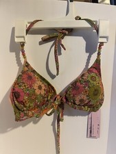 NWT Wild Fable Womens Floral Flower Bikini Top Medium 8-10 Summer Beach