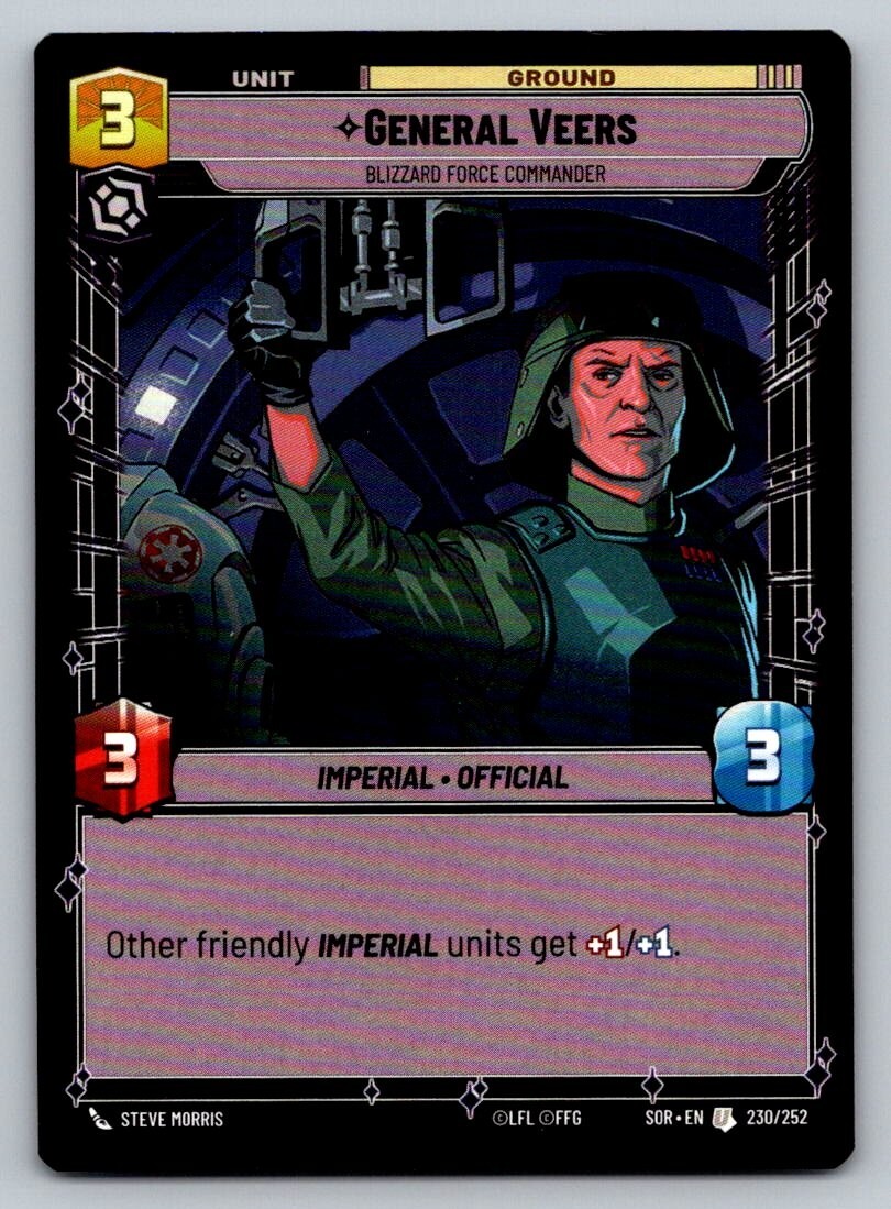 Star Wars Unlimited General Veers 230/252