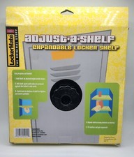 Lockermate Adjust  A  Shelf Expandable Locker Shelf Black.