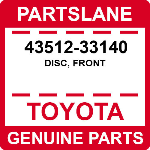 Toyota 43512 33140