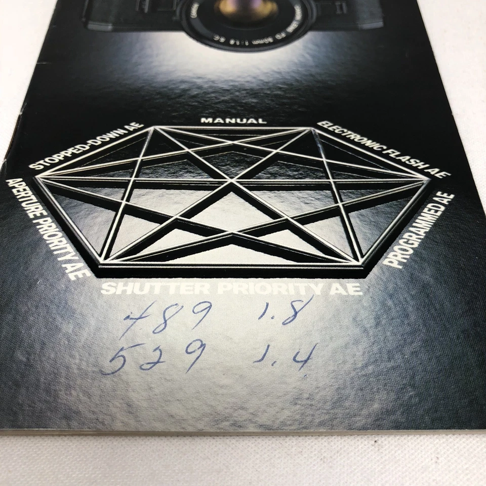 复古 1978 年 CANON A-1 广告宣传册邮件酒吧 CE01-099B 0678D60 日本 — 第 2/4 张图片