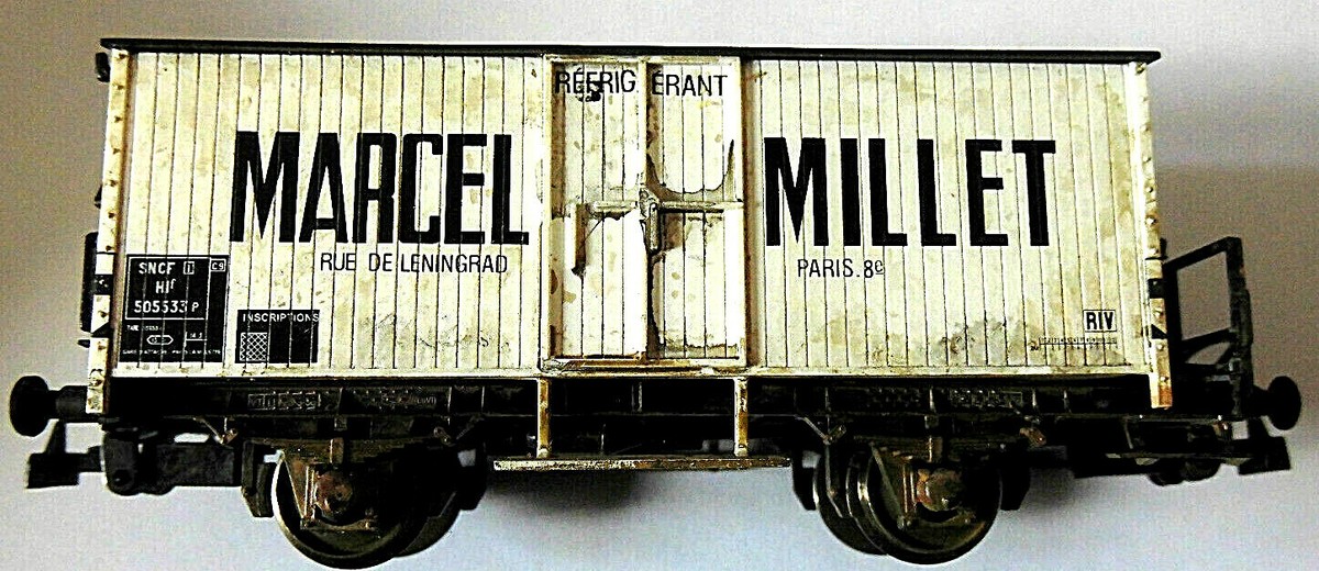 Rail 43 , série des frigorifiques Stef et Marcel Millet - La patine des