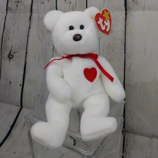 RARE! Valentino Ty Beanie Baby 93/94 Rare with Errors & Brown Nose *Excellent*