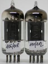 ecc82 12au7 Röhre Marconi Tube Valve 5963 B329 WELDED 45° cv491 e82cc ecc802s x2