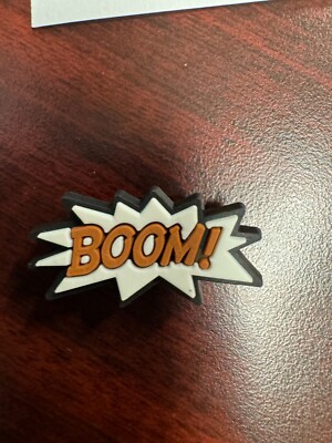 '' BOOM!  '' CROC shoe Charm -