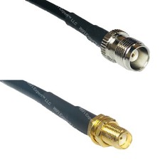 RFC195 TNC FEMALE to SMA FEMALE Coax RF Cable USA-Ship Lot