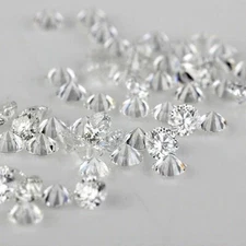 1 CT Natural White Diamond 1.50 mm 60 Pcs Round Cut VVS1 D Grade Certified S11