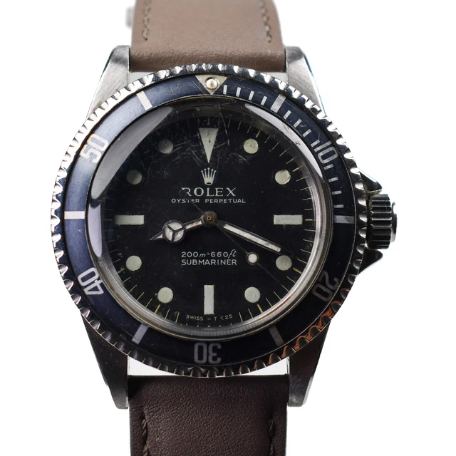 Rolex Submariner 5513 Meters First 1967 Matte Dial Faded Bezel White Lume 1520